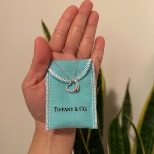 Tiffany Open Heart Necklace 925